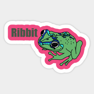 Ribbit Sticker